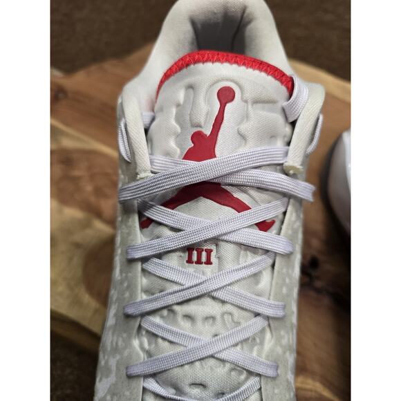 Nike Air Jordan Zion 3 Fresh Paint White Varsity Grey Red DR0675-106 sz 14 Men